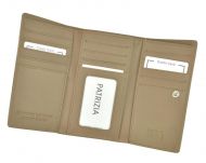 PATRIZIA PIU hnědobéžová dámská kožená peněženka RFID v dárkové krabičce