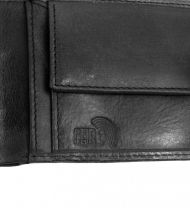 Kožená tmavě modrá pánská peněženka RFID v krabičce BUFFALO WILD