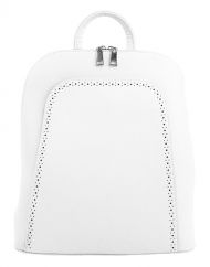 Elegantní bílý dámský batoh 5301-BB