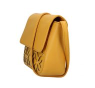 Žlutá hořčicová dámská crossbody kabelka AM0111