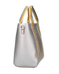 David Jones moderní stříbrná dámská kabelka ve sportovním designu 5933-2