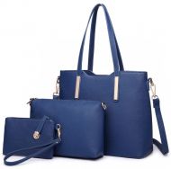Praktický dámský kabelkový set 3v1 Miss Lulu modrá