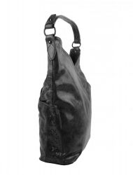 Moderní dámská kabelka přes rameno 5140-BB tmavší šedá