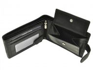 Kožená černá RFID pánská peněženka v krabičce BUFFALO WILD