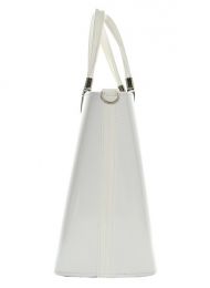 Elegantní bílá lakovaná kabelka S7 GROSSO