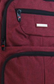 New Berry Elegantní polstrovaný školní batoh L18105 anticky červený