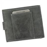 Černá pánská peněženka z broušené kůže RFID v krabičce WILD