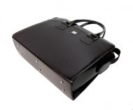 PUNCE LC-01 tmavě hnědá dámská kabelka pro notebook do 15.6 palce