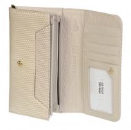 GROSSO Kožená dámská peněženka RFID béžová v dárkové krabičce