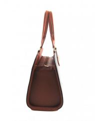 Hnědo-skořicová elegantní dámská kabelka S411 GROSSO