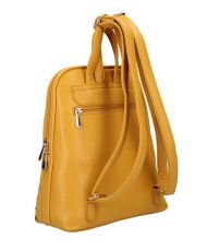 Žlutý dámský módní batůžek v perforovaném designu AM0109