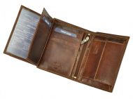 Kožená pánská peněženka černá RFID v krabičce BUFFALO WILD