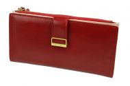 Červená dámská peněženka v dárkové krabičce MILANO DESIGN