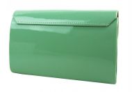 Pistáciově zelené lakované dámské psaníčko SP102 GROSSO