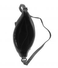 Crossbody tmavě šedá dámská kabelka střední velikosti XH5010