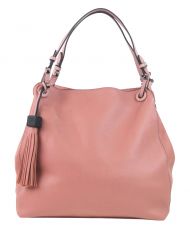 Růžová moderní kabelka přes rameno 3990-BB