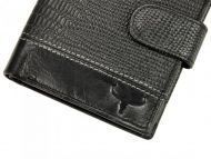 Kožená pánská peněženka černá RFID v krabičce WILD