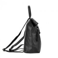 Kožený dámský módní batůžek Tiara černý