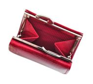 Jennifer Jones Kožená červená malá dámská peněženka