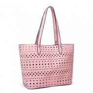 Růžový dámský kabelkový set 3v1 Miss Lulu