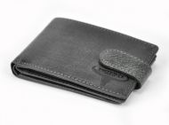Menší černá pánská kožená peněženka RFID v krabičce BUFFALO WILD