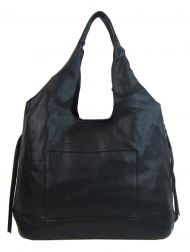 Moderní černá dámská kabelka přes rameno 5064-TS