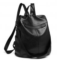 Černý dámský bezpečný batoh Miss Lulu