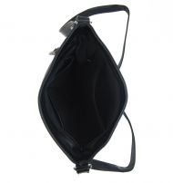 Černá crossbody dámská kabelka střední velikosti T5069