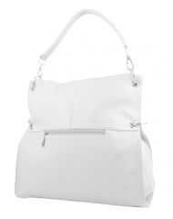 Velká libovolně nositelná dámská kabelka 5381-BB bílá