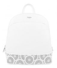 Bílý elegantní dámský batoh / kabelka 5234-TS