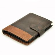 Kožená černá pánská peněženka RFID WILD