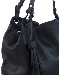Černá moderní kabelka přes rameno 3990-BB