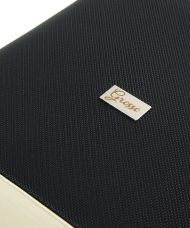 Černo-zlatá luxusní pevná dámská kabelka na rameno M199 GROSSO