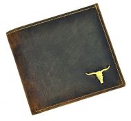 Hnědá pánská kožená peněženka v krabičce WILD