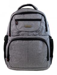 New Berry Elegantní polstrovaný školní batoh L18105 světle šedý