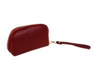 Praktická dámská pouzdrová peněženka červená FD-059