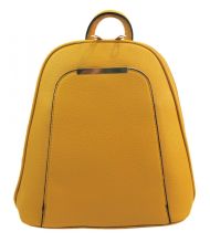 Elegantní menší dámský batůžek / kabelka žlutá