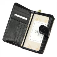 GREGORIO Kožená černá dámská peněženka v krabičce