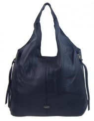 Moderní tmavě modrá dámská kabelka přes rameno 5064-TS