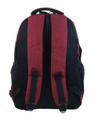 New Berry Elegantní polstrovaný školní batoh L18105 anticky červený