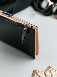 Černá dámská peněženka v dárkové krabičce MILANO DESIGN