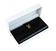 Dámská kroko kožená peněženka v krabičce Cossroll A16-5242 černá