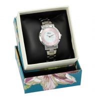 Stříbrné náramkové dámské hodinky v krabičce Gluci CC15231