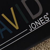 DAVID JONES Černá velká dámská kabelka přes rameno CM5741