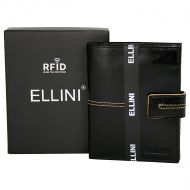 Ellini čokoládově hnědá pánská RFID luxusní kožená peněženka v dárkové krabičce