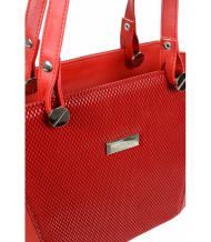 Červená dámská kabelka přes rameno S640 GROSSO
