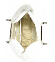Elegantní bílá lakovaná kabelka S7 GROSSO