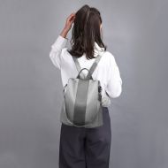 Šedý dámský batoh / kabelka přes rameno Miss Lulu