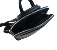 Černý elegantní dámský batoh / kabelka 5234-TS