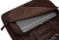 Pánská koženková taška pro notebook 15,6 palce hnědá